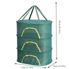 70*50cm Foldable Drying Fishing Vegetable Fish Net Hanging Drying Rack Net 1-3 Layer Clothing Drying Storage Rack Drying Net 6