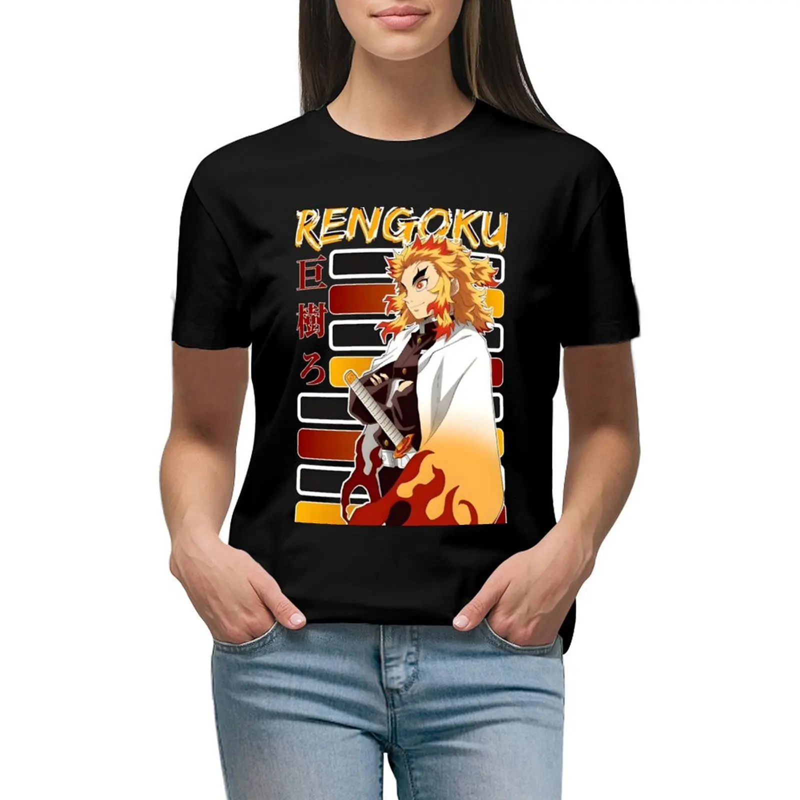 

Fire breathing user T-shirt female Short sleeve tee t-shirts for Women pack