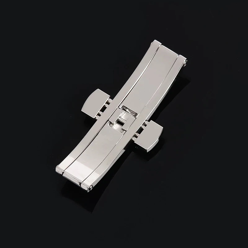 Stainless Steel All-Steel Butterfly Watch Clasp with Army Flag Design