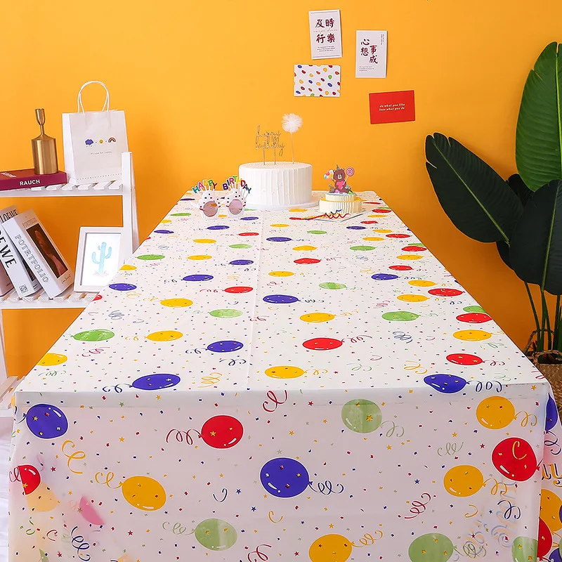 

Celebration Tablecloths Disposable Birthday Party Table Runner 274*137cm Table Decoration & Accessories Home Decoration