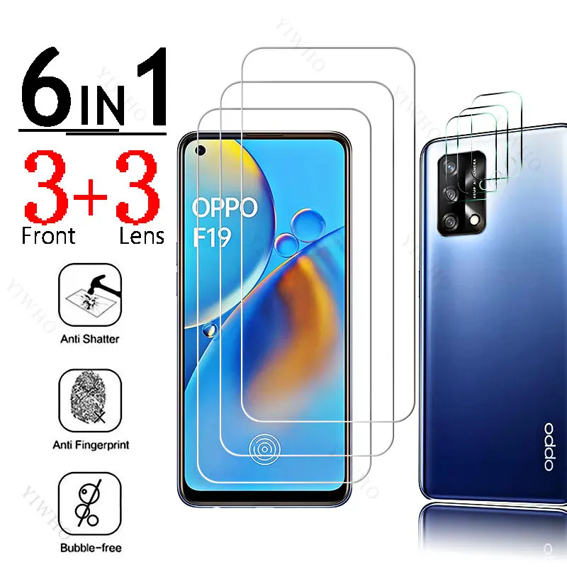 

Защитное стекло для Oppo F19, 6 в 1, с полным покрытием