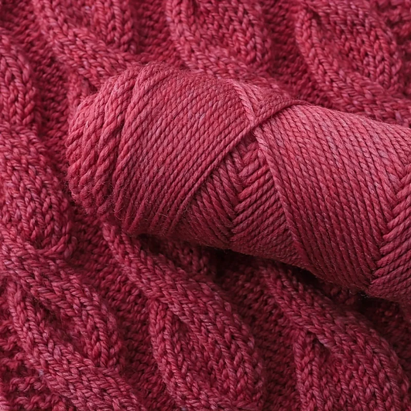 5 rolls/500g Wool Roll Wool thread rod needle thread medium thick wool thread scarf hand woven jacket sweater shawl thread