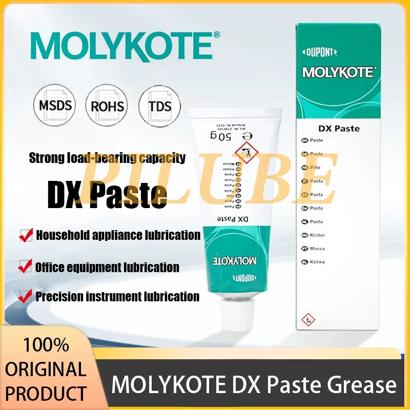 Molykote DX Pasta 50g 1.75oz Lubrificante Bianco Alta Temperatura Grasso Anti-grippaggio per Ingranaggi in Plastica Applicazioni Orologi Industriale Automotive