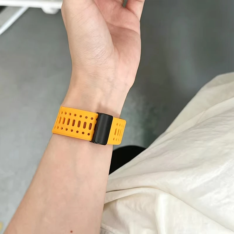 Timeless Magnetic Silicone Replacement Band - Soft & Durable Comfort for All Genders