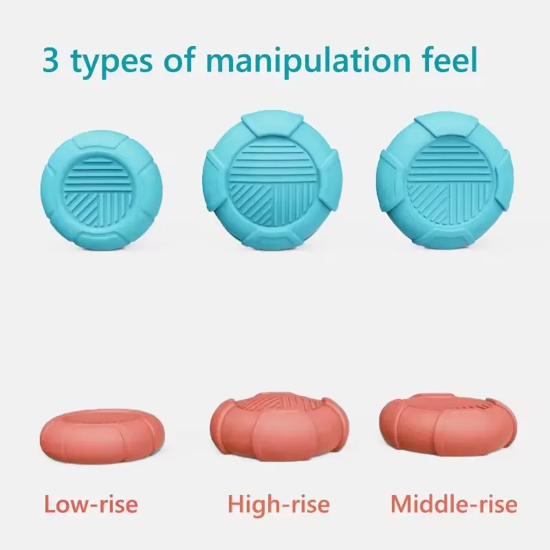 6pcs Thumb Stick Grip Caps for NS Switch 2 Accessories Thumbstick Silicone Case NS2 JoyC Controller Analog Joystick Cover