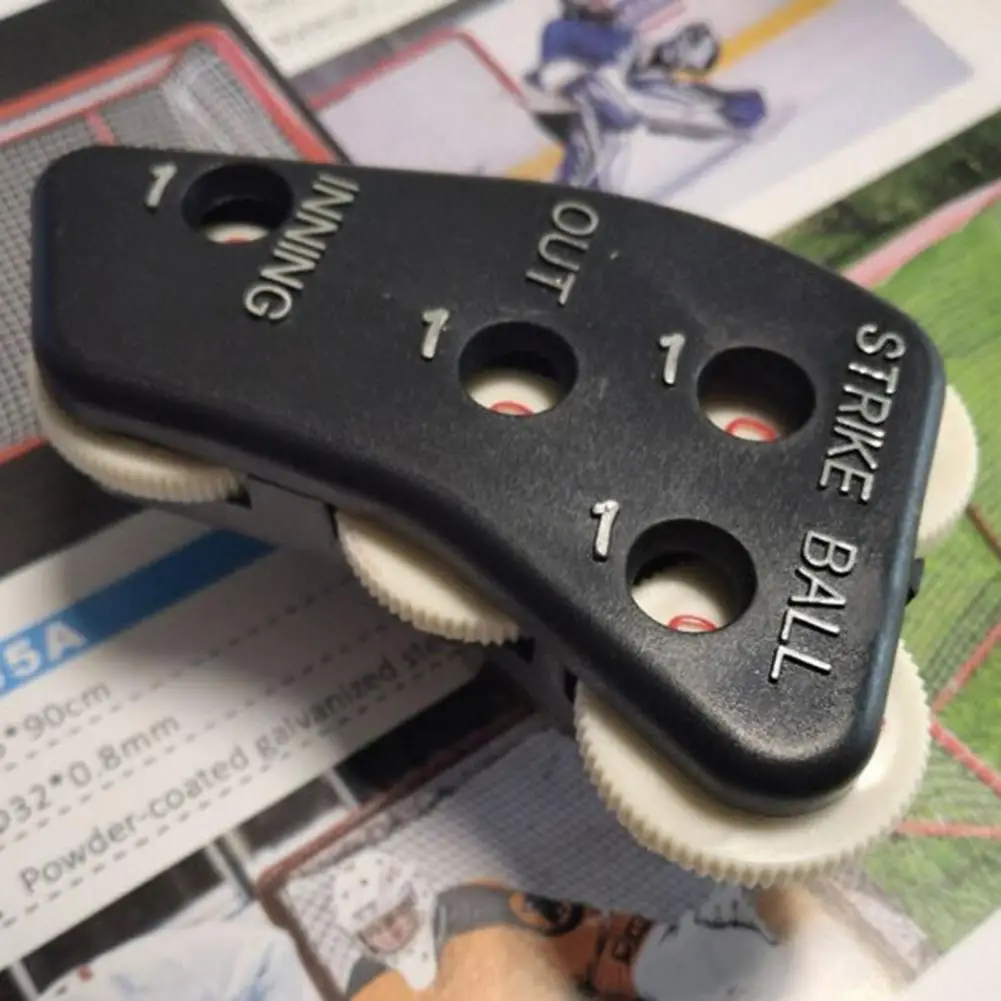 4 Wheel Referee Counter Lanyard Referee Indicator Baseball Clicker Umpire Clicker Umpire Gear Gym Sports Indicator baseball referee counter