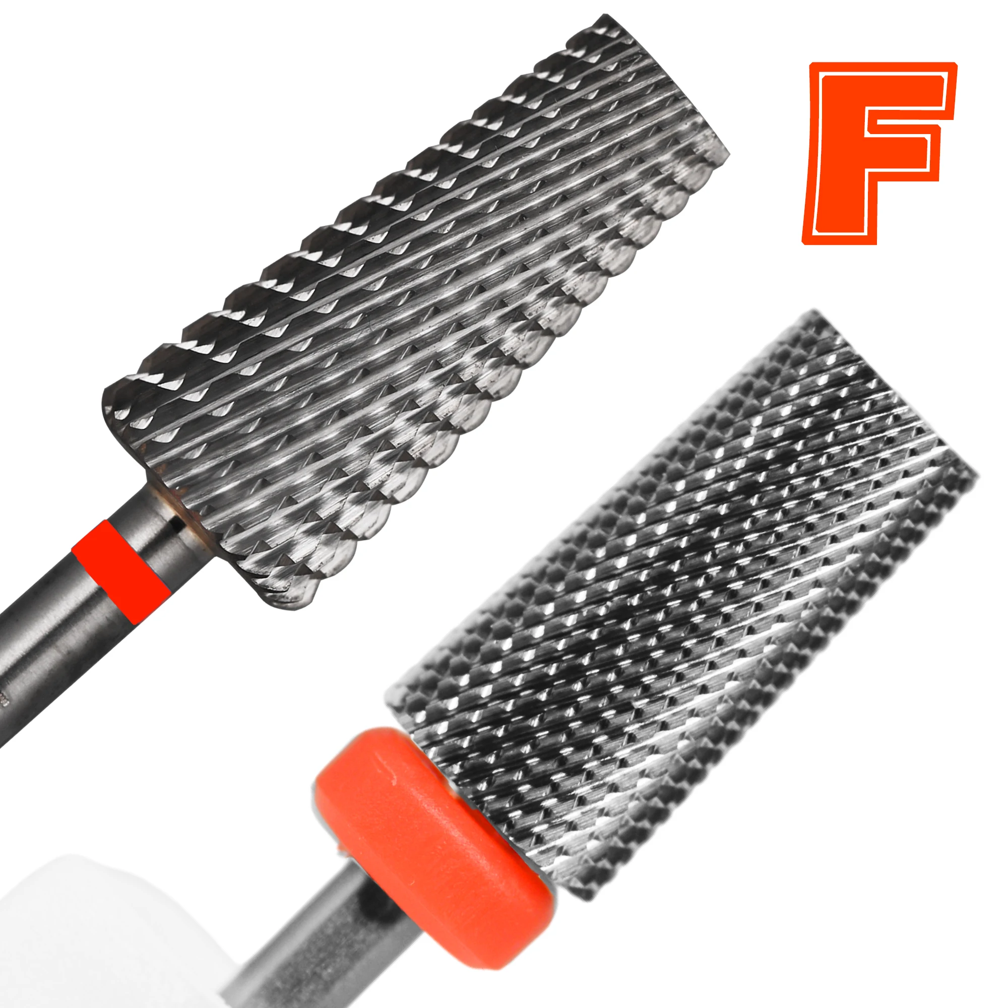 롤린스타 7.0mm 및 6.6mm 대형 사다리꼴 테이퍼형 오리지널 배럴 텅스텐 스틸 카바이드 네일 드릴 비트 (전동 드레멜용)