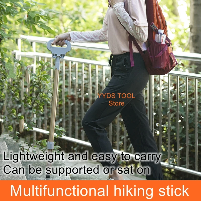 Crutches for the elderly non-slip lightweight support cane stool for the elderly eight cane column staff hand crutch