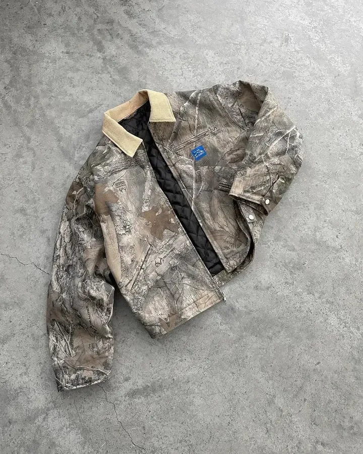 Jacket Clothes for Men Harajuku Retro Hip Hop Camouflage Graphics Oversized Sweatpants Long Sleeve Jackets Coat Tracksuit Men 5
