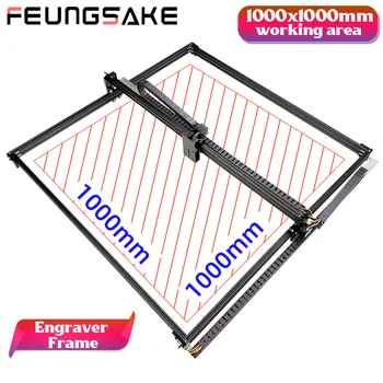 Macchina per incisione laser per metallo e legno, stampante laser, macchina per taglio laser, kit telaio per macchina laser fai da te