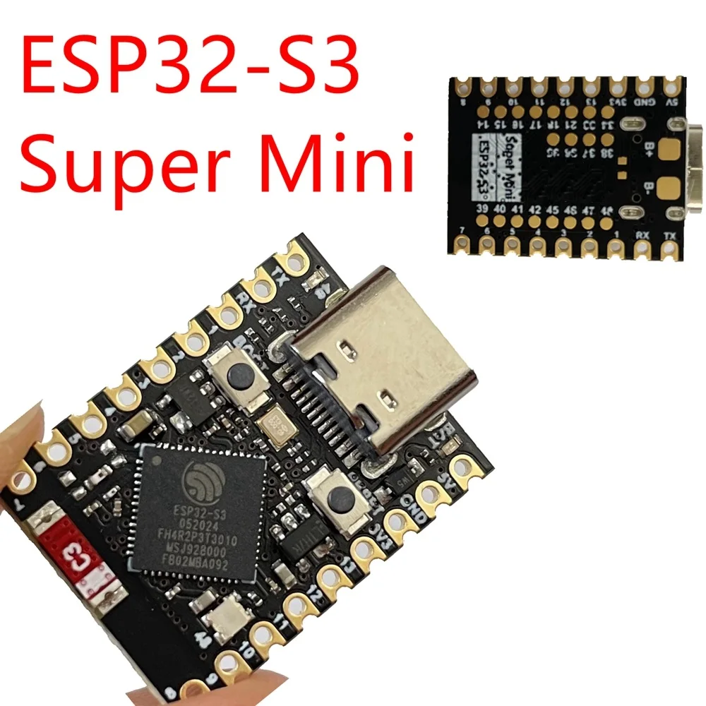 

Esp32-S3 Super Min IOT Development board ESP32 S3 SuperMini development board WiFi Bluetooth MicroPython Arduino Compatible