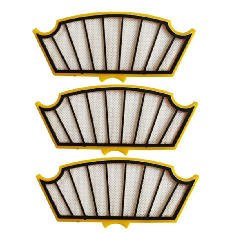 

3PCS Hepa Filter Parts For Irobot Roomba 500 Series 550 520 535 Robotic Vacuum Cleaner Accessories