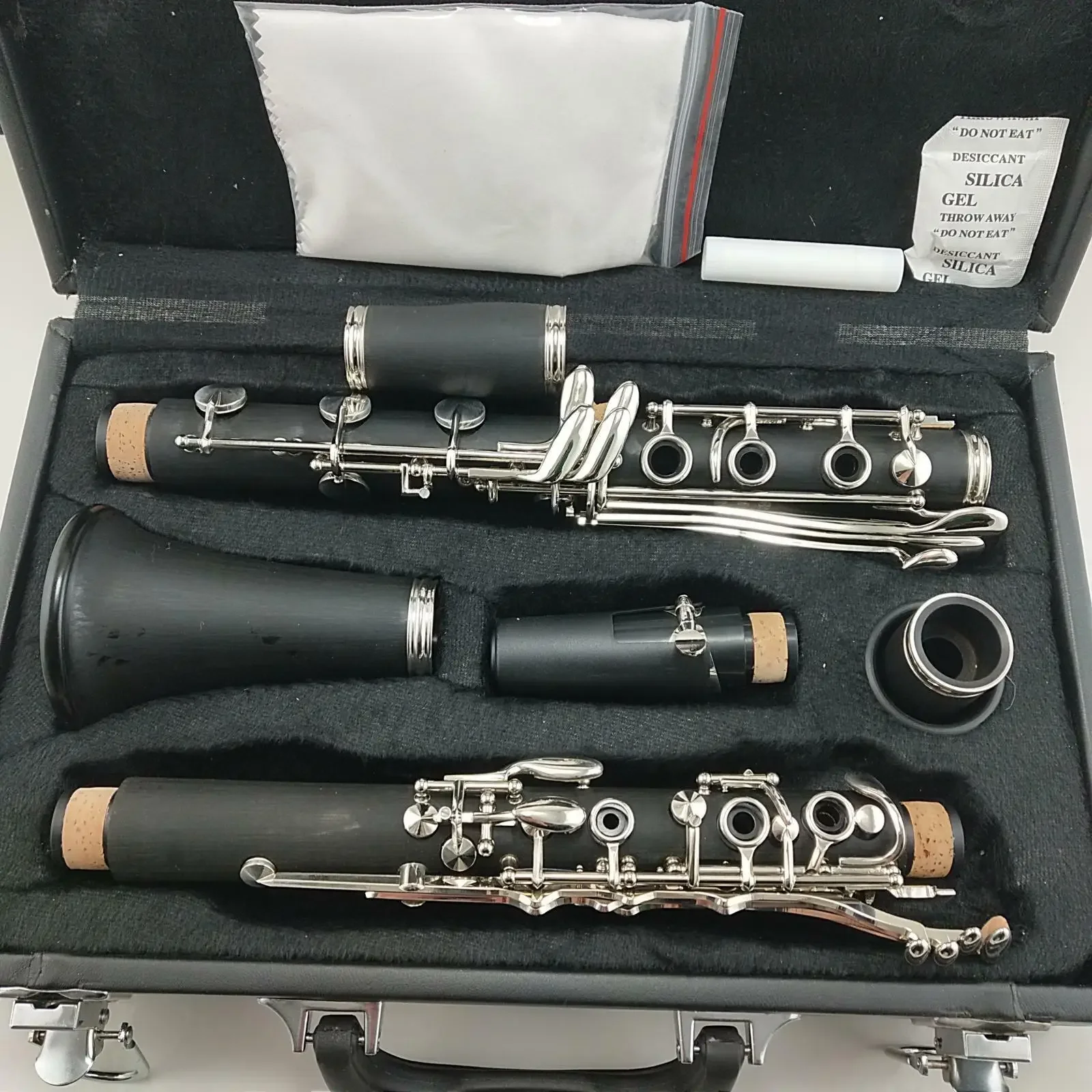 French Clarinet G Key Hard Rubber Case Included-Durable Material Quality Sound