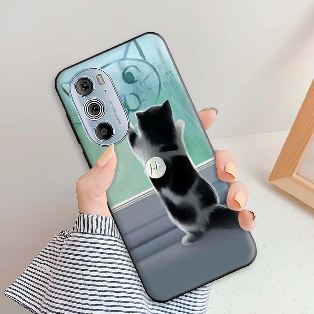 Matte Silicone Protective Back Cover - Fashion TPU Design