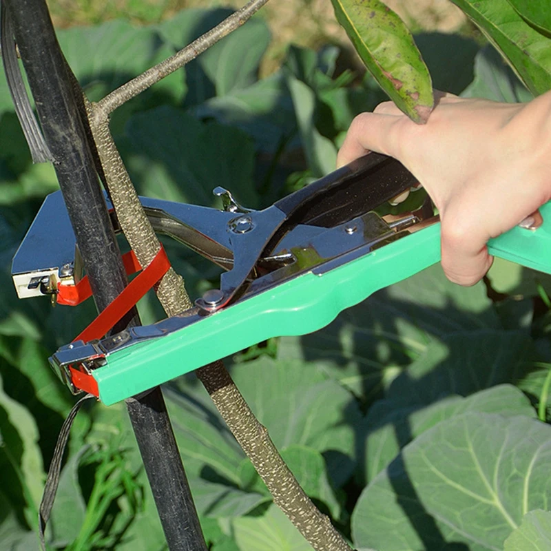 Plant Tying Machine Branch Tying Machine with Tie Tape Device Accessories Vegetable Gardening Tools Gardening Supplies
