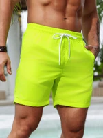 Summer holiday fluorescent coloured beach shorts shorts 2
