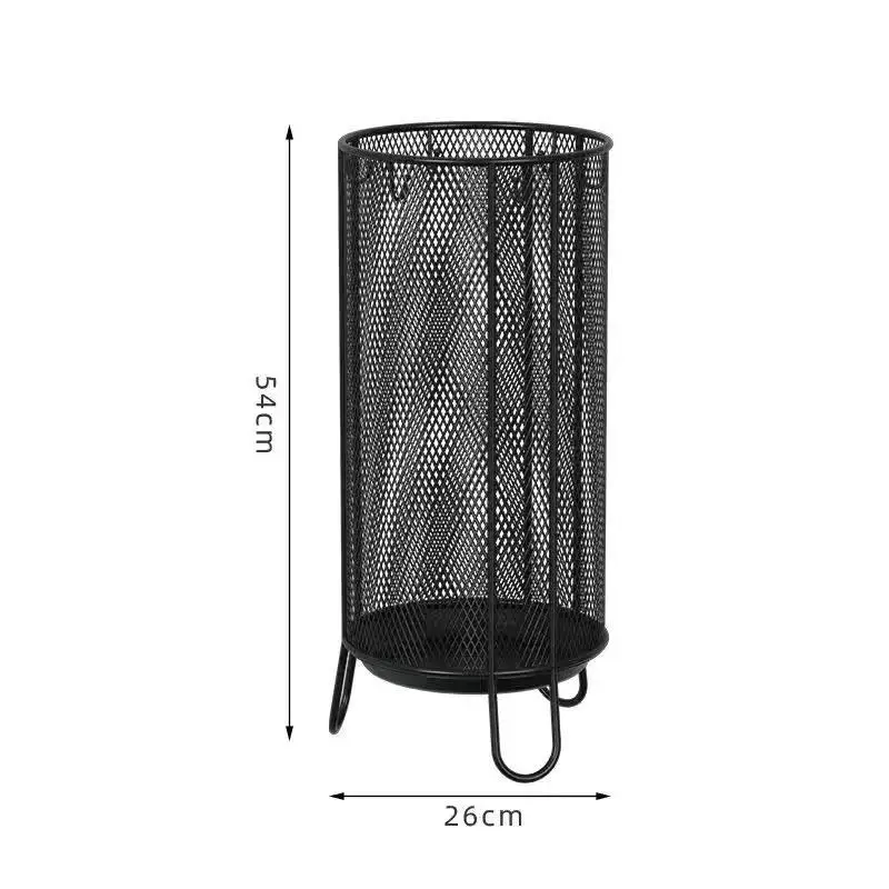 Standing Iron Umbrella Holder Storage Barrels Racks
