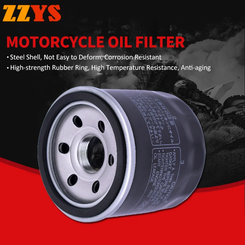 Oil Filter For Suzuki Lt-A450 Lt-A500 X King Quad 450 Axi 500 Camo Power Steering Special Ed 2009-2019 2020 Lt-F500 F Quadrunner