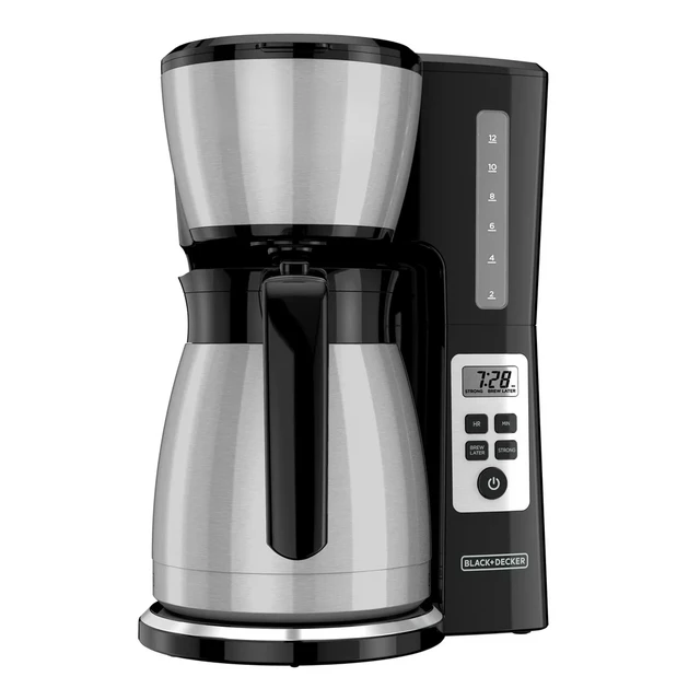 12-Cup Programmable Coffeemaker, Rapid Brew, Red - AliExpress