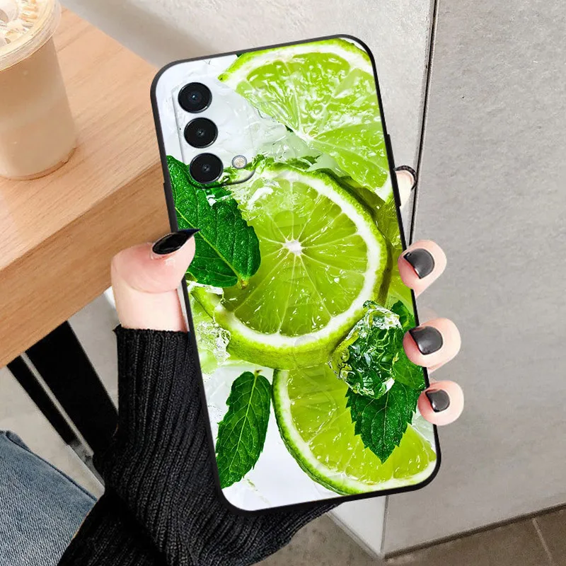 Soft Black Painted Silicone Phone Back Cover Case