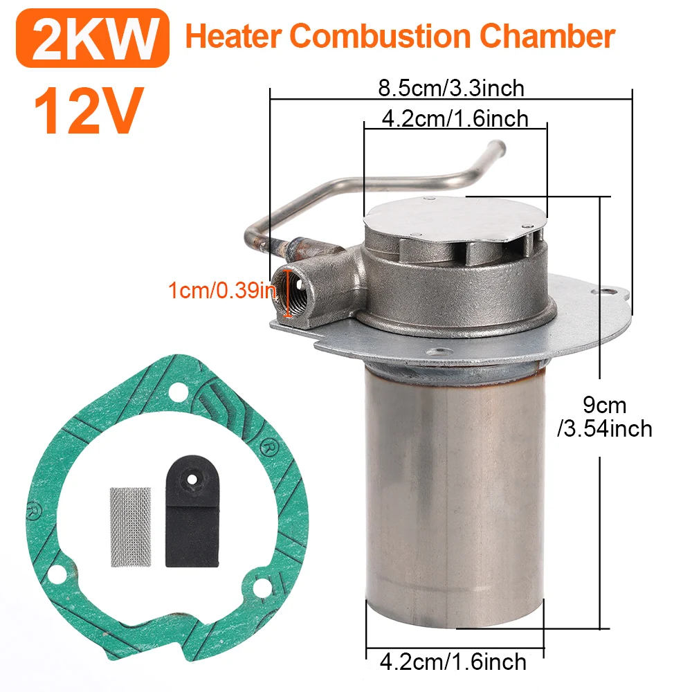 For Eberspacher Airtronic D2 2KW Burner Parking Heater Combustion Chamber Stainless Steel Net Diesel Heater OEM:252069100100