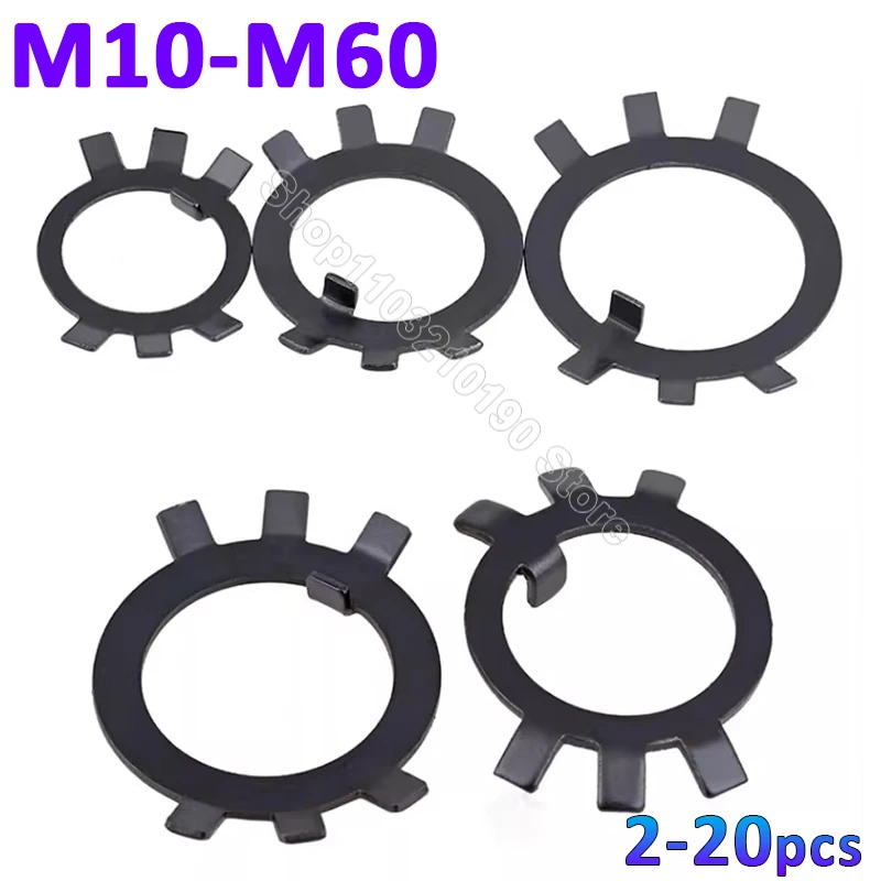 GB858 Washer 4Pcs M25 304 Stainless Steel External Tab Spindle Washer