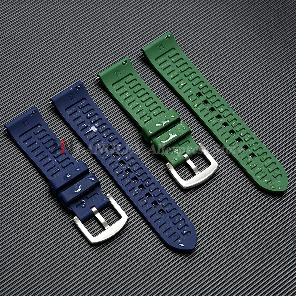 Durable Silicone Waterproof Quick Release Watch Strap - Soft Belt Bracelet (Various Sizes Available)