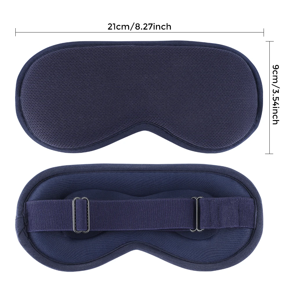 Electric Heated Eye Mask for Sleeping Warm Steam Vibration Eye Mask Hot&Cold Compress Dry Eyes Fatigue Relief Eye Care