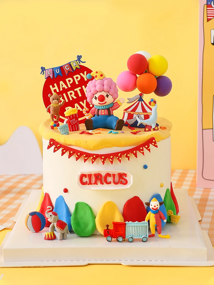 Kawailay 2 decorazioni per torte di compleanno, per ragazze, 2 pezzi, Happy Birthday, arcobaleno, per torte, nuvole, stelle, coperchio per ragazze, rosa
