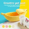 Banana Cat Bed House For Winter Funny Cute Cozy Cat Mat Beds Warm Durable Portable Pet Basket Kennel Dog Cushion Cat Supplies 2