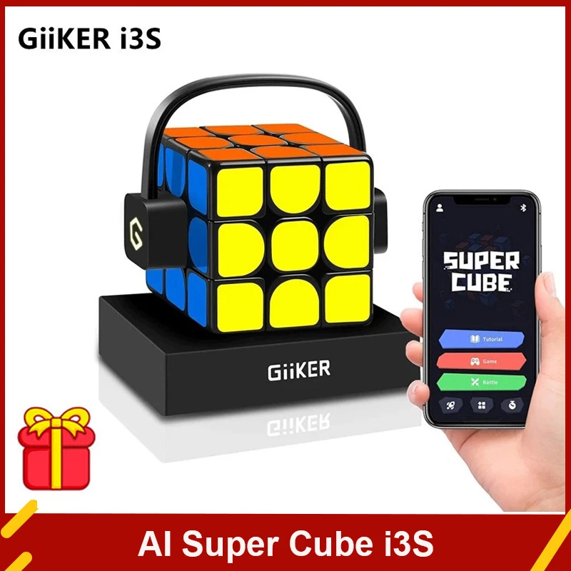 Original Newest Update Version Giiker i3s AI Intelligent Super Cube Smart Magic Magnetic Bluetooth APP Sync Puzzle Toys