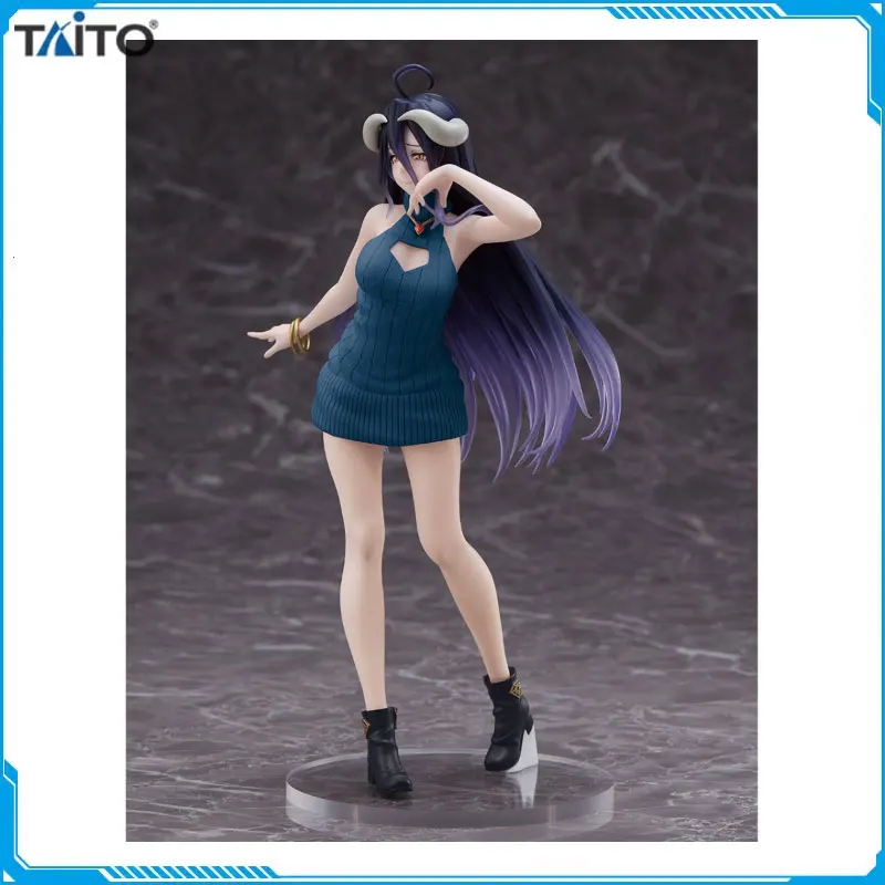 

Original TAiTO Coreful Overlord IV Anime Figure Albedo Wool Dress Renewal Ver Action Figure Ornaments Model Toys in Stock Gifts