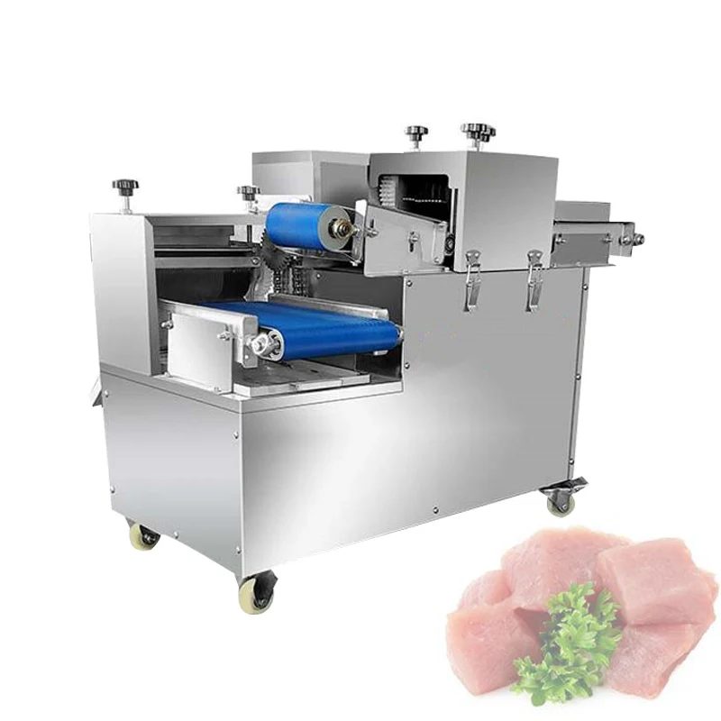 

Commercial Meat Cutting Machine 3 Groups Blade Multi-functional Fresh Meat Dicing Machine