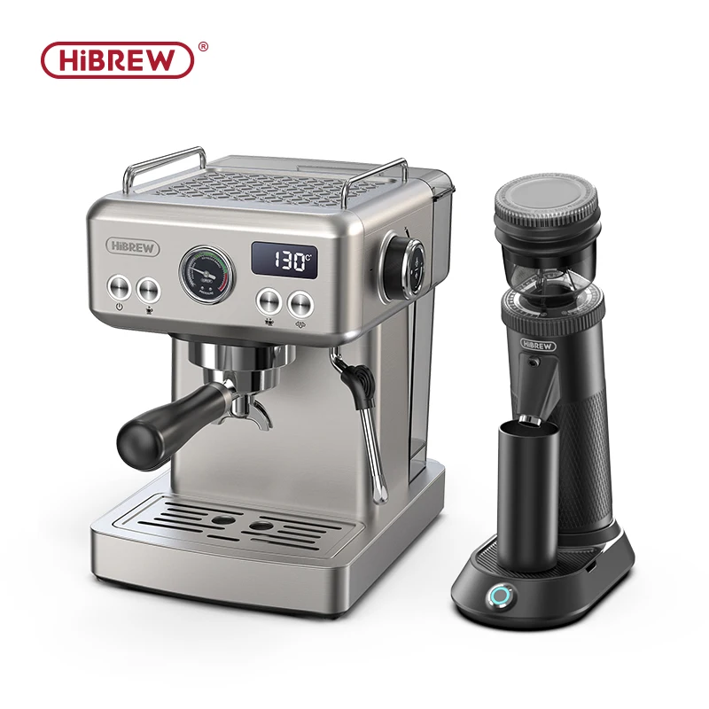 【新品同】 半自動　エスプレッソ　コーヒーマシン HiBREW H10B 20bar抽出圧力】エスプレッソからカプチーノまでアートのような