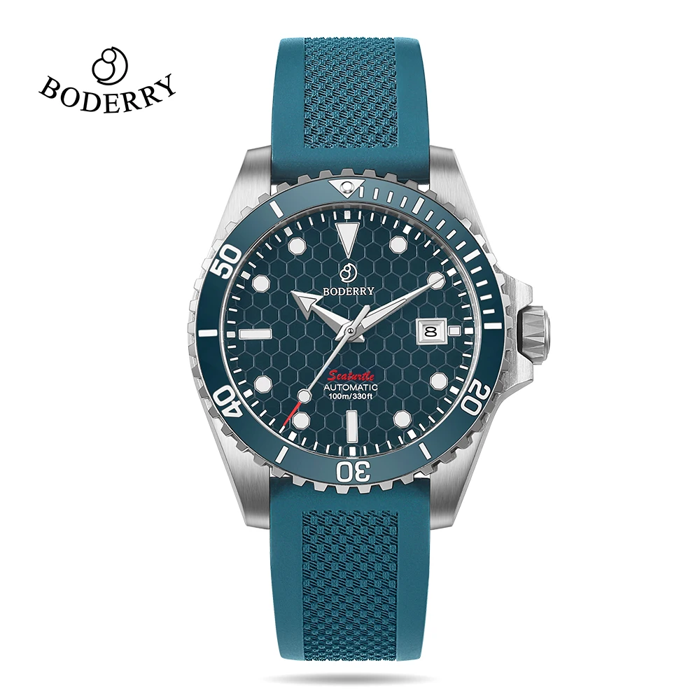 

Boderry Seaturtle Titanium Diver Watch Men Luxury Bronze Watches Automatic Mechanical Wristwatch Sport 100M Waterproof Luminous