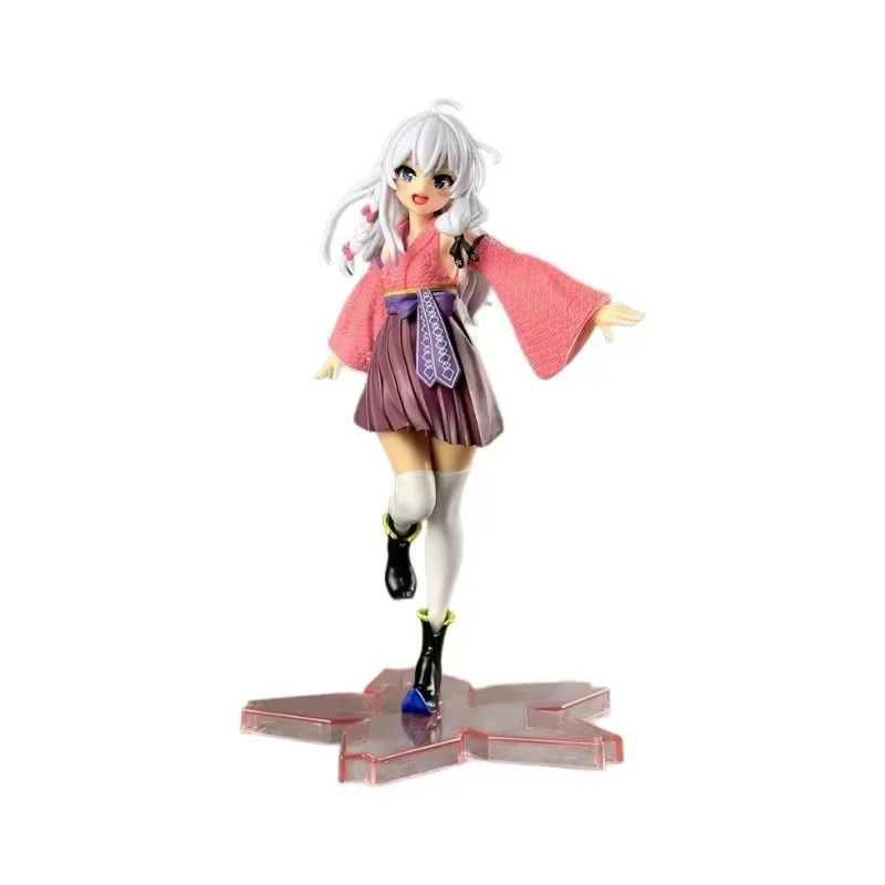 Anime Figure Toy 7.48 in 19 cm PVC Cat Girl in White Shirt Standing Model from Action & Toy Figures - price 13.6