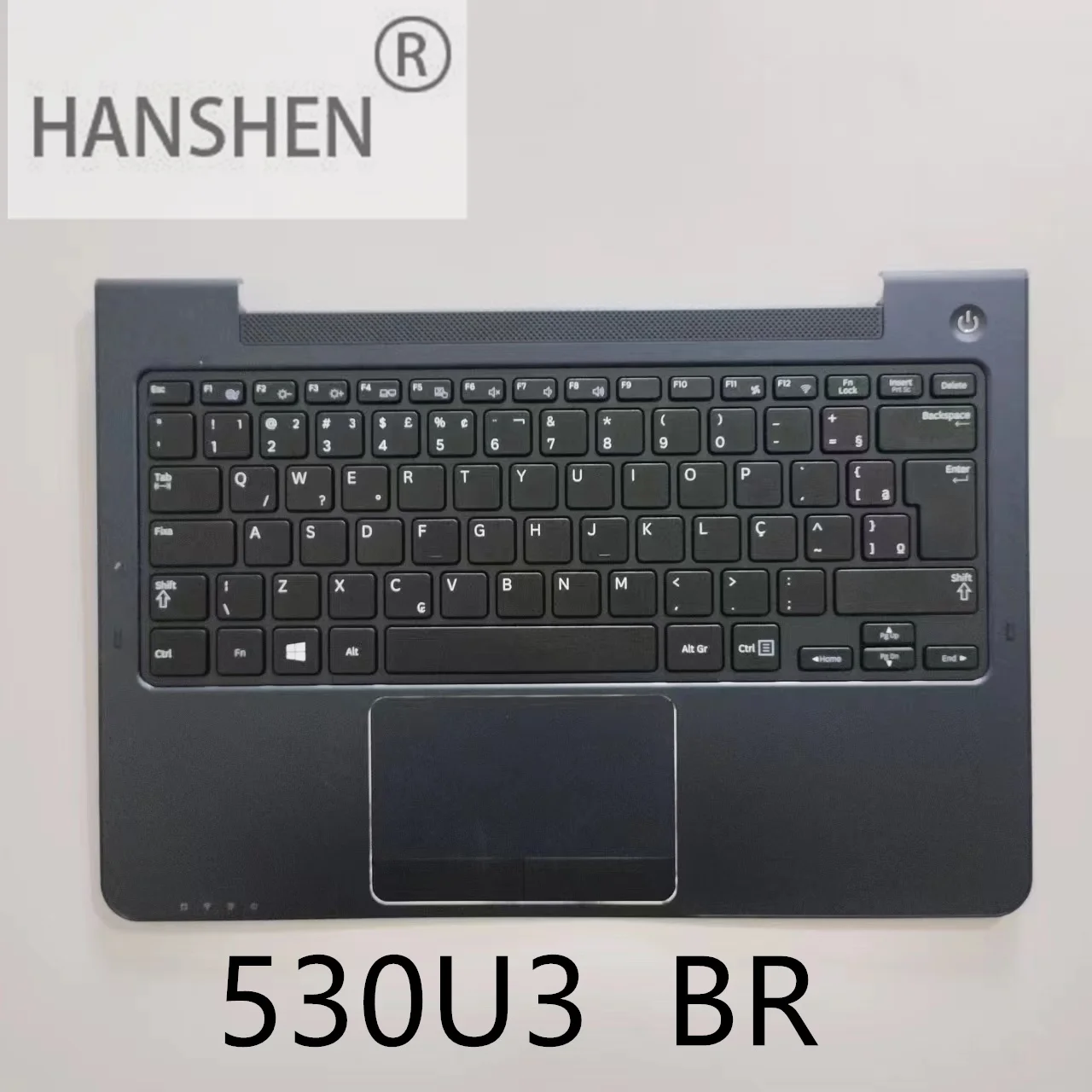

HANSHEN Brazil New Keyboard For Samsung 530U3 with C-case gray blue