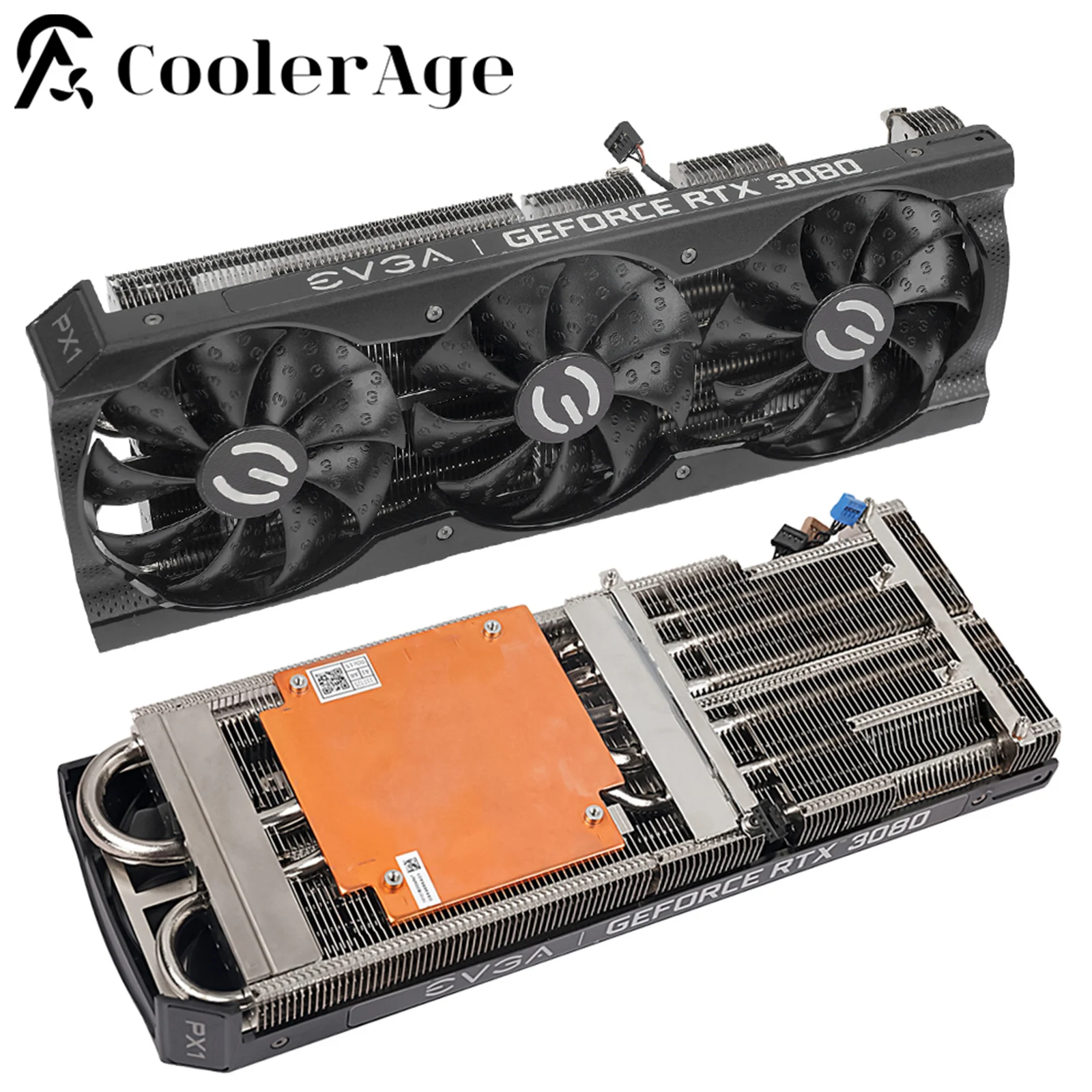 Per Evga Geforce Rtx 3060Ti 3070 3080 3080Ti 3090 Xc3 Black Gaming Sostituzione Scheda Grafica Dissipatore Di Calore Gpu