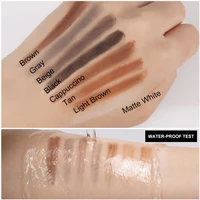 1PC Eyebrow Pencil Waterproof Microblading Eyebrow Pen Tint Tattoo Eyebrows Makeup 6 Colors Natural Long Lasting Eye Brow Pencil 2