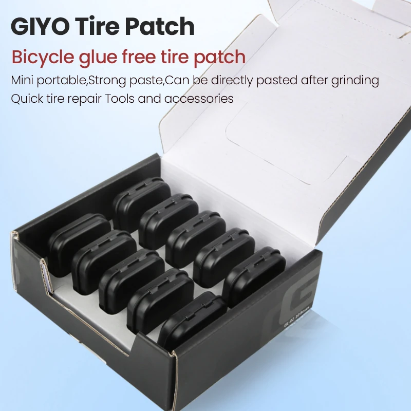Giyo de parches de reparación de neumáticos para bicicleta de montaña, 10 cajas, 60 piezas, tubo interior de de carretera| | - AliExpress