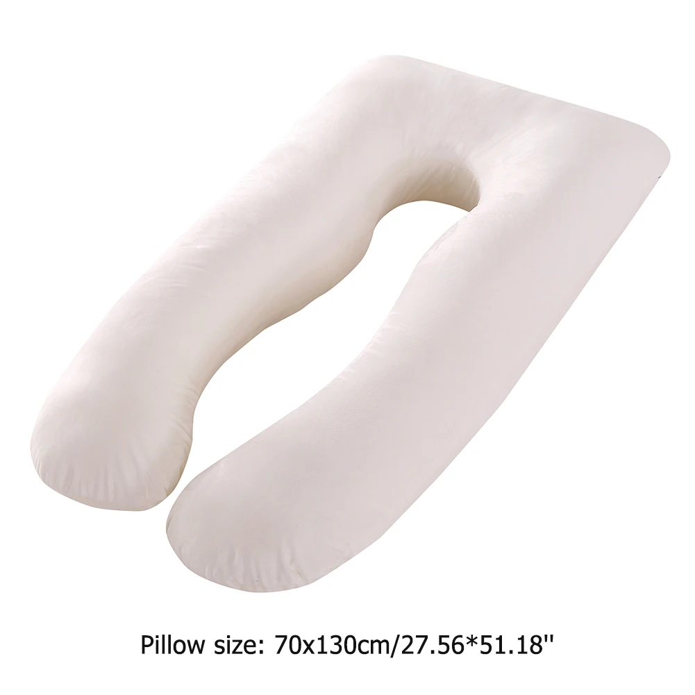 U-shaped Pillow Crystal Velvet Side Sleeping Cushion Napping Pad Pregnancy Women