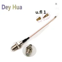 สายเคเบิลเสาอากาศ RF 10/100 ชิ้น แบบ F ตัวเมีย ไปยัง UFL 1 MHF4 สายเคเบิล RG178 ขนาด 1.13 0.81 สายเคเบิล F ตัวเมีย ตัวผู้ ไปยัง U.FL 1 สายเคเบิลไฟเบอร์แบบประกอบ 2