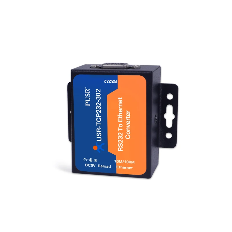 USR-TCP232-410S Adattatore RS232/RS485 A Ethernet, Server Seriale Doppio Con Supporto DHCP/DNS, Per Applicazioni Industriali