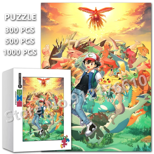 Puzzle Pokemon Pikachu shaped, 750 pieces