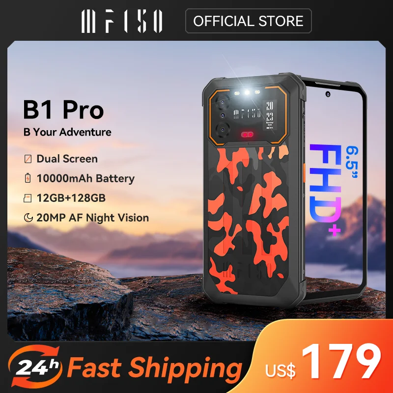 Custodia + 2 Pellicole Vetro Temperato Per IIIF150 B2 Pro