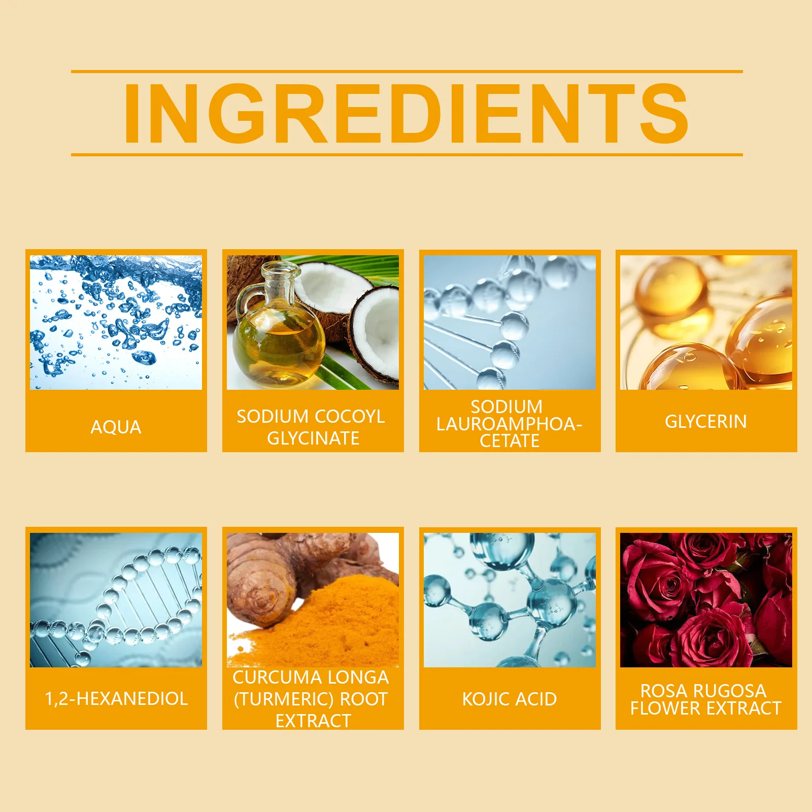 Turmeric Cleanser Deeply Cleansing Kojic Acid Blackhead Remover Skin Cleansing Oil Control Fade Acne Marks Brighten Foam Cleanse