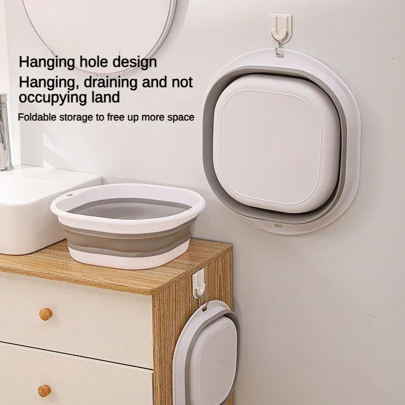 Folding Wash Basin Multi-purpose Lightweight Hanging Collapsible Basin for Camping Sink and RV Sinks Cleaning Tool folding wash basin,collapsible wash basin,foldable wash basin