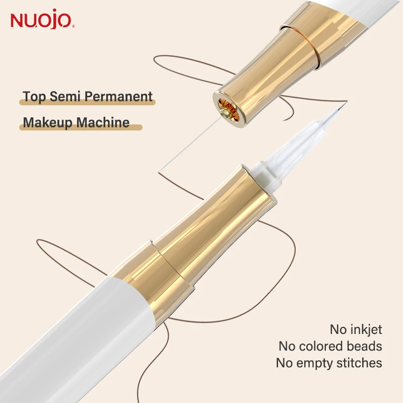 Macchina per trucco semipermanente FAMISOO, penna per microblading, macchina per tatuaggi labbra, eyeliner, sopracciglia, labbra, in omaggio 30 aghi - immagine 5