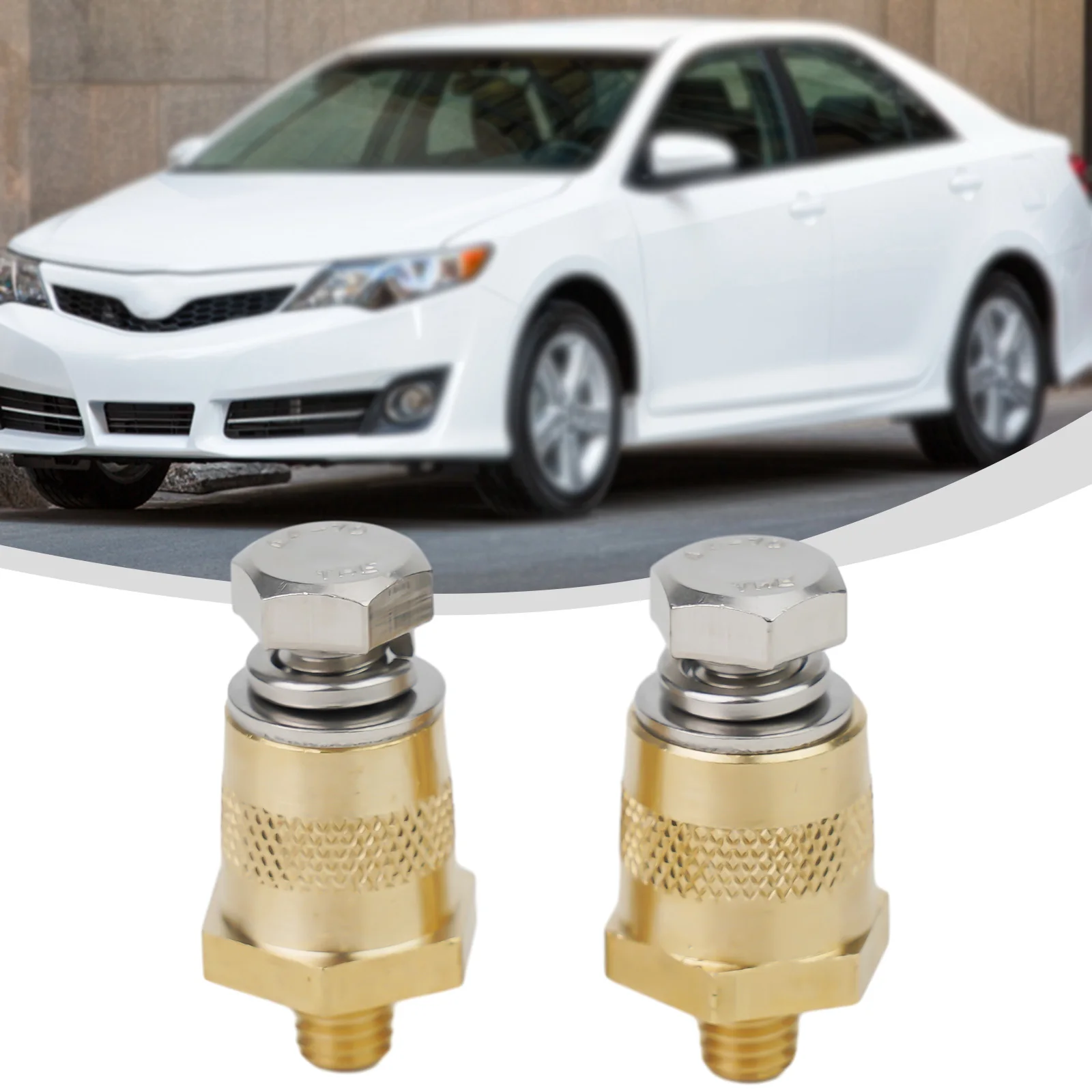 

2pcs Terminal Connectors Terminal Connectors Car Battery Connection Terminals With Stainless Screws Car Spare Parts