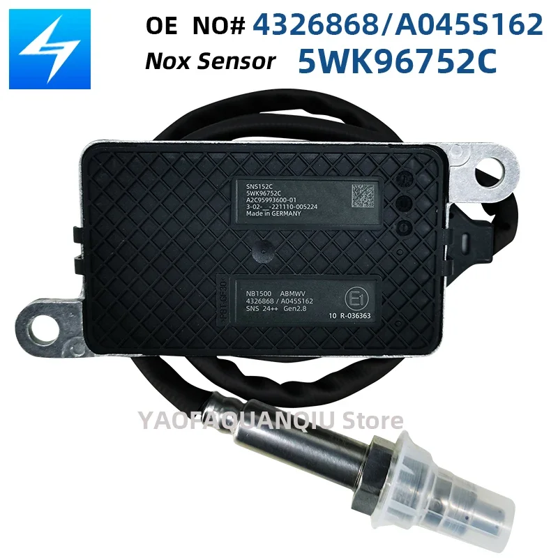 

4326868 5WK96752C 4326472 1928760 1953530 Nitrogen Oxygen Sensor For Cummins Engine Truck Parts For DAF XF Euro 6